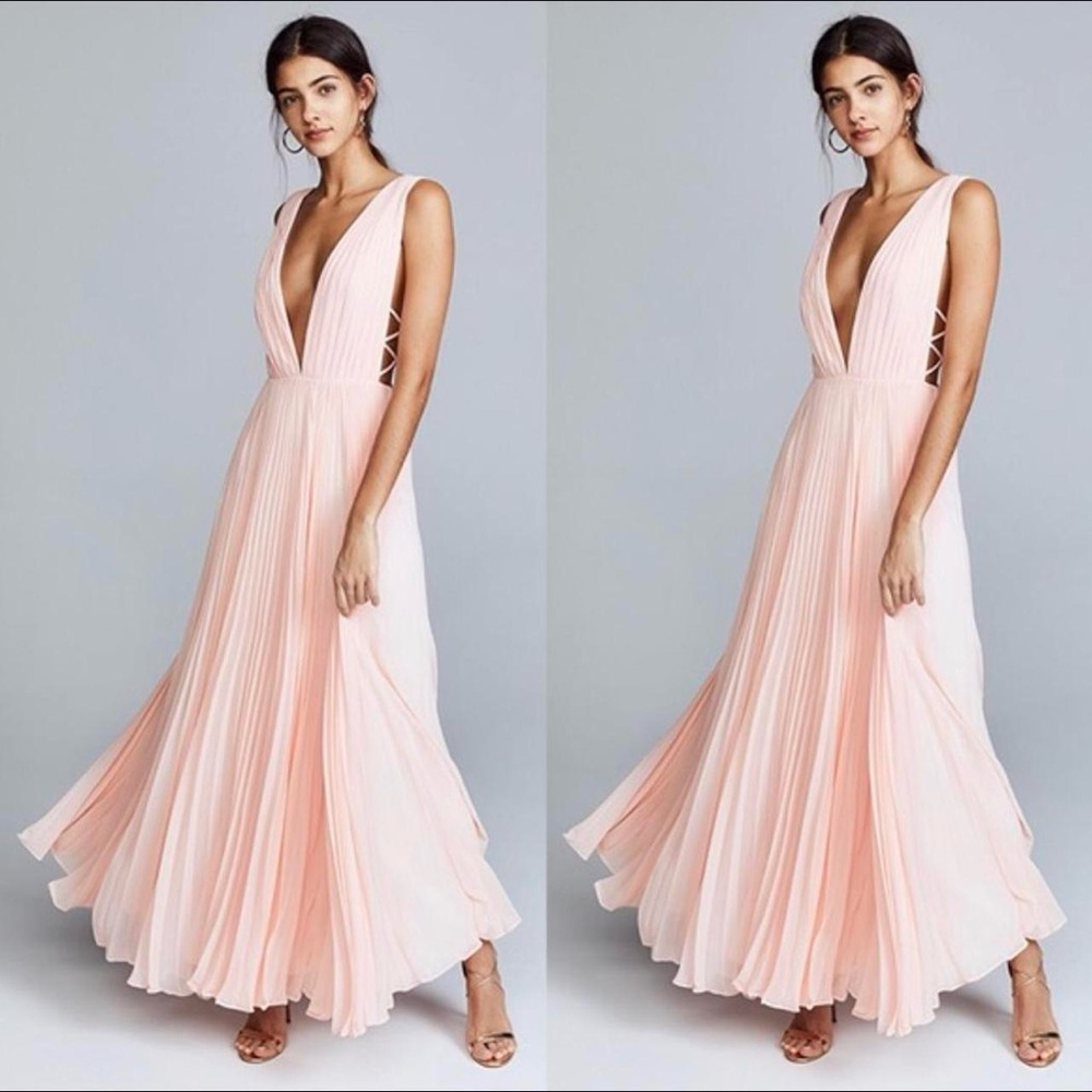 Free people x fame partners pleated dress
